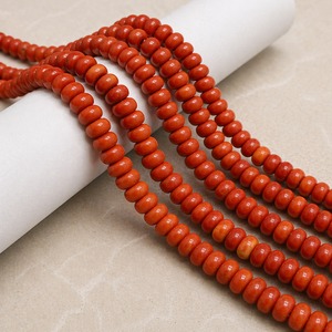 Zed <b>Red</b> Jasper Rondelle Gemstone Beads 8mm Premium Quality Trend Gemstone Strand for Jewelry Making DIY <b>Bracelet</b> Necklace - Product Image 5