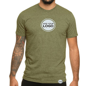 T-shirts personnalisés en tissu tri-mélange avec impression sérigraphique - Vente en gros de t-shirts vierges personnalisables avec impression - Product Image 5