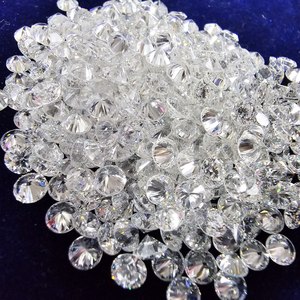 Diamants HPHT Brillants VVS VS Polis Synthétiques Certifiés 0.43ct 0.45ct Couleur F R&K GEMS HK43 Vente en Gros - Product Image 4
