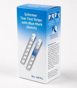แผ่นทดสอบน้ำตา Schirmer สีฟ้า (แผ่นทดสอบน้ำตาแบบมีเครื่องหมายสีฟ้า) - Product Image 6