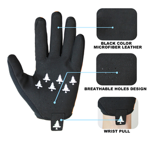 New Sports Racing Motocross Gloves Winter Half-<b>Finger</b> <b>Bike</b> Riding Gloves with Waterproof Leather for Outdoor Motorcycle Cycling - Product Image 3