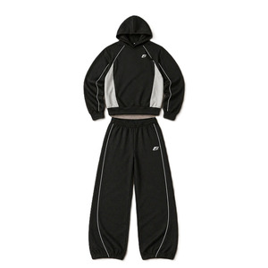 Conjuntos Deportivos con Sudadera y Pantalones Jogger, Corte Holgado, Ropa Deportiva de Invierno para Gimnasio y Uso Diario, Proveedor OEM ODM - Product Image 3