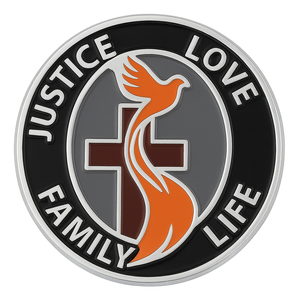 ของที่ระลึกคริสตจักรปี 2026 เข็มกลัดโลหะเคลือบแบบกำหนดเอง ลายกางเขน สำหรับศาสนาและจิตวิญญาณ - Product Image 4