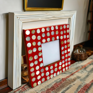 Cadre photo fait main en nacre et résine MDF avec impression personnalisée Fabriqué à la main en Inde-Meilleure qualité - Product Image 5