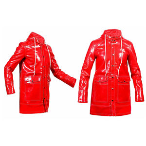 Chaqueta de Invierno Unisex de Cuero PVC - Chaqueta Bomber de Alta Calidad con Logotipo Frontal Personalizable, Estilo Urbano - Product Image 4