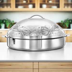 Stainless Steel Casserole Insulated Food Warmer Hot Pot DishStainless Steel Casserole Insulated Food Warmer Hot Pot DishStainles - Product Image 5