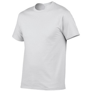 เสื้อยืดลำลองปักโลโก้ OEM ด้านหน้า แบบกำหนดเอง ผ้าฝ้าย 100% คอกลม แขนสั้น สีพื้น ทรงปกติ สำหรับโฆษณา - Product Image 1