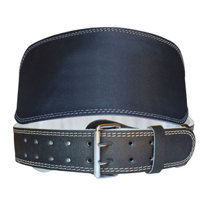 เข็มขัดยกน้ำหนักหนังแท้คุณภาพสูง ปรับได้ สำหรับฝึกซ้อมในยิม เข็มขัดยกน้ำหนัก ผลิตโดยโรงงาน OEM - Product Image 4