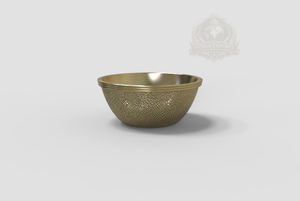 Cuenco de lujo dorado para servir, cuenco para dátiles de Ramadán, plato premium para frutos secos para mesa Majlis, cuenco dorado para aperitivos de EAU, cuenco decorativo para mesa de bodas - Product Image 3