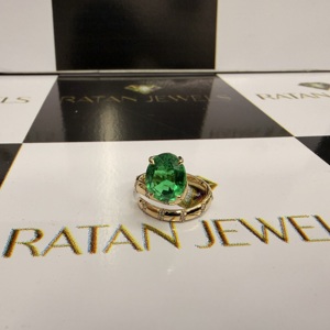 Lab Grown Diamond Vintage <b>Fine</b> Jewelry 14k 18k Gold Green Oval Cut Diamond <b>Ring</b> IGI Certified Solitaire Engagement <b>Fine</b> <b>Ring</b> - Product Image 1