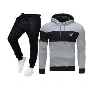 Conjunto Deportivo de 2 Piezas para Hombre, Diseño de Logotipo Personalizado, 100% Algodón, Ropa Deportiva para Gimnasio y Jogging, Venta al Por Mayor - Product Image 2