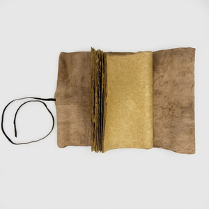 Carnets en cuir PU faits main, écologiques, à bords festonnés, aspect vieilli, style imitation antique, vente en gros, designs personnalisés OEM - Product Image 1