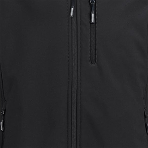 Vestes softshell pour hommes, style streetwear, couleur noire, imperméables, chaudes, rembourrées, pour l'hiver, randonnée en plein air, manteaux softshell - Product Image 3