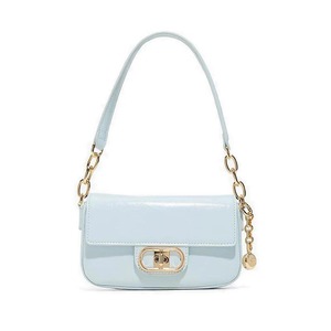 Luxury PU Leather Women's Casual Tote Handbag with Chains Print & Embroidery - Product Image 1