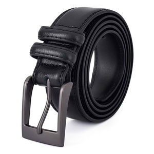 Nuevo Cinturón de Cuero Personalizado 2025 para Hombre con Hebilla Sólida, Cinturón de Cuero Suave con Hebilla de Pin, Cinturones de Cuero de Piel de Vaca para Adultos Hechos en Pakistán - Product Image 1