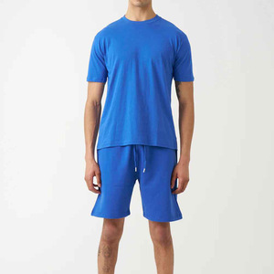 Best Men's Outdoor Summer Wear Set Breathable Lightweight Terry Printed <b>T</b>-<b>Shirt</b> & Shorts with Stand Collar Printed Design - Product Image 6