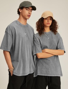 Oversized <b>Tshirts</b> for Men's Acid Wash Cotton Tee Shirts Baggy Boyfriend Vintage Streetwear Tops <b>tshirt</b> - Product Image 2