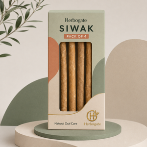 ไม้สีวัก (Siwak/Miswak) แบบแพ็ค 4 ชิ้น ไม้ทำความสะอาดช่องปากแบบดั้งเดิม สำหรับทำความสะอาดฟันทุกวัน ช่วยให้ลมหายใจสดชื่นและดูแลสุขภาพฟัน - Product Image 2