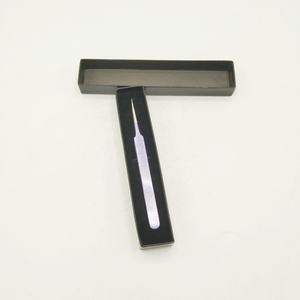 Pinzas rectas superfinas con logotipo personalizado, extensiones de pestañas, herramienta de belleza antibacteriana de acero inoxidable con recubrimiento en polvo, sostenible - Product Image 3