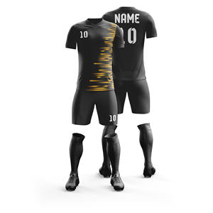 Custom Sublimation Design <b>Football</b> Uniforms In Red | Men Women Youth <b>Sizes</b> | Lightweight Quick Dry Training Sportswear Wholesale - Product Image 3