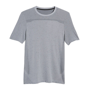 T-shirt à manches courtes et col rond en coton épais de haute qualité pour hommes, vente en gros, personnalisable - Product Image 3