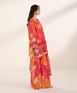 High Quality Stitched Embroidered Lawn Suit for Women 3-Piece Salwar Kameez Party Ethnic Dress with Customized Color OEM Service - Product Image 5