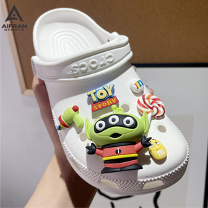 ชุดหัวเข็มขัดรองเท้าการ์ตูนมอนสเตอร์น่ารักแบบ DIY สำหรับตกแต่งรองเท้า AIFRAN ขายส่งอุปกรณ์ตกแต่งรองเท้า - Product Image 6