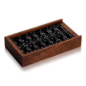 Classic Wooden <b>Dice</b> And Dominoes Indoor Family Entertainment Board Game <b>Set</b> For Children Adults - Product Image 1