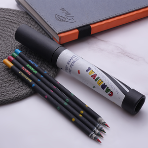 Eco Friendly Plantable Pencils with 4-in-1 <b>Seed</b> Capsules Wood-free Recycled <b>Paper</b> Rainbow Multicolor Colored Pencil Set for Kids - Product Image 1