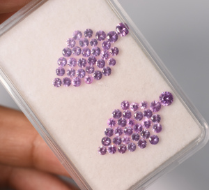 Zafiro Rosa Natural Redondo, Gema Suelta, Zafiro de Ceilán de Sri Lanka, Tratado y Sin Tratar - Product Image 5