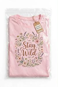 Camiseta estampada de manga corta informal con cuello redondo para mujer - Product Image 6