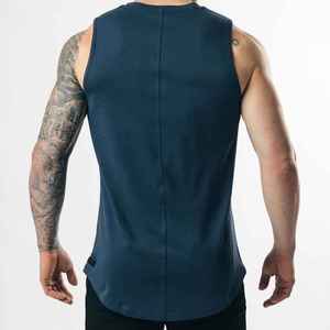 OEM Custom Men's Breathable Cotton Tank Tops Fitness Sport <b>Running</b> Gym Wear Sublimated Workout <b>Singlets</b> Muscle Shirt Gym - Product Image 4