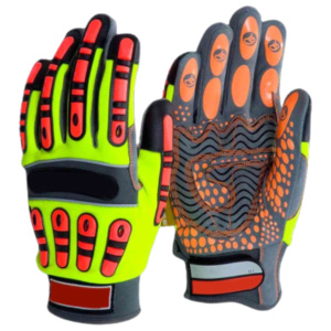 ถุงมือช่างอมารา หนังสังเคราะห์คุณภาพสูง ทนทานต่อความร้อน ป้องกันมือและแขนสำหรับงานอุตสาหกรรม - Product Image 3