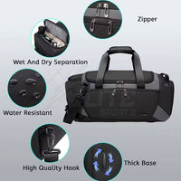 Sac de sport unisexe de qualité supérieure, grande capacité, en polyester et nylon résistant, avec sangle réglable, design confortable pour le transport quotidien
