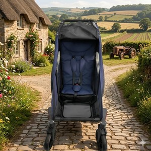 Remolque de Bicicleta para Bebés TC-2024S Jogger 3 en 1, Cochecito con Asiento Individual, Estructura de Aluminio, Sistema de Suspensión para Niños - Product Image 5