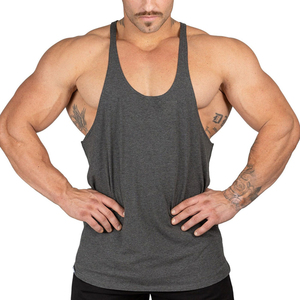 Nouvelle Arrivée Débardeurs de Sport Homme Couleur Unie Taille Plus Personnalisables Côtelés Respirants Décontractés pour l'Entraînement - Product Image 2