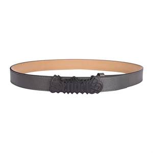 Ceinture en cuir de vachette véritable de qualité supérieure pour homme, décontractée, longueur réglable, boucle en acier, écologique, durable et robuste - Product Image 2