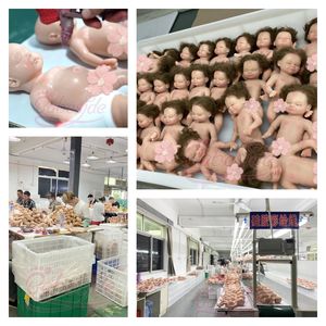 Babes ide 22 Zoll Realistic Soft Body Reborn Baby Girl Puppe Vinyl Lebensechte Kleinkind Reborn Puppen für Geschenk und Spielzeit - Product Image 6