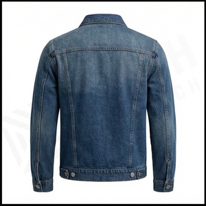 Étiquette personnalisée de haute qualité et vestes en jean avec logo pour hommes veste d'hiver respirante à des prix abordables - Product Image 3