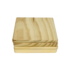 Wood Coaster Factory Supply Wood Coaster Best Prices Wholesale Rustic Natural Color Blank Wooden Coaster - Product Image 4