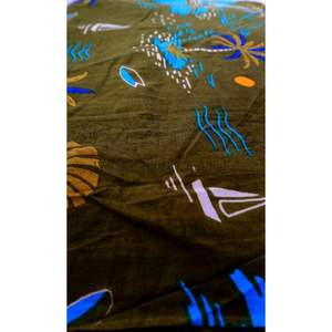 Tela de algodón india estampada a mano, hermosa estampado a mano con bloques de tinta por Robe Cotton Textile Fabrics, tela de algodón estampada para ropa de mujer. - Product Image 3