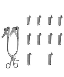 Retractor de Tracción Cervical Manual, Kit Quirúrgico Dental de Acero Inoxidable Premium, Instrumentos Vitra, Garantía de 3 Años - Product Image 1