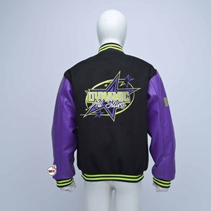 Premium Quality Varsity <b>Jacket</b> Customized Color Genuine Leather Stand Embroidered Logo Front Casual Winter Wear <b>Mens</b> - Product Image 2