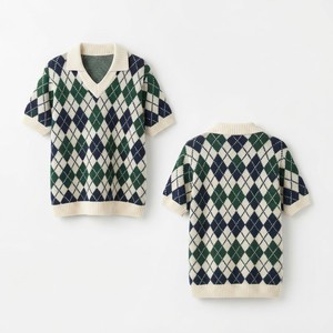 Pull tricoté respirant de qualité supérieure pour femme, manches longues, col rond, uni, décontracté, automne, 100 % polyester - Product Image 5