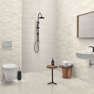 Azulejos de Pared Digitales Super Blancos Brillantes al por Mayor, 300x600mm, Materiales de Construcción Cerámicos para Hoteles y Oficinas Modernas - Product Image 1