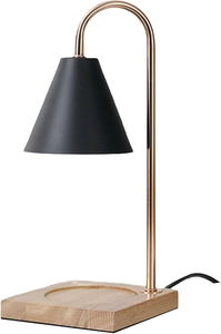 Lámpara Calentadora de Velas Metálica Minimalista, Calentador de Cera de Quema Limpia para Hogares Modernos, Incienso, Porta Incienso y Difusor de Aromaterapia - Product Image 2