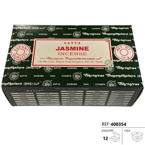 Incenso Satya Jasmine 15g, Qualità Export, Aromaterapia Tradizionale, Incenso Indiano in Bastoncini - Product Image 1