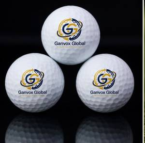 Ganvox Global Tournament <b>Golf</b> Range Ball 332 Dimple Surlyn Two-Piece 45.9g High Speed Custom Logo Durable for <b>Golf</b> Play - Product Image 2