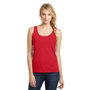 Breathable Quick Dry Gym Women's Tank <b>Tops</b> with Custom Design and Logo Plus Size 100% Cotton Fleece Eco-Friendly - Product Image 1