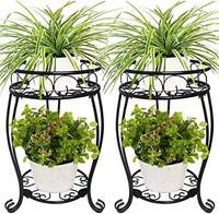 Support à plantes moderne en fer avec pot de fleurs pour la décoration de la maison et du jardin